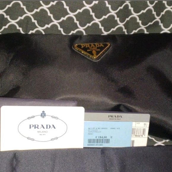 Prada Other - PRADA Nylon Tessuto Cosmetic Pouch Nero Black
